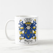 Thomas Family Crest Koffiemok (Links)