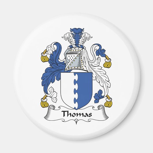 Thomas Family Crest Magneet (Voorkant)