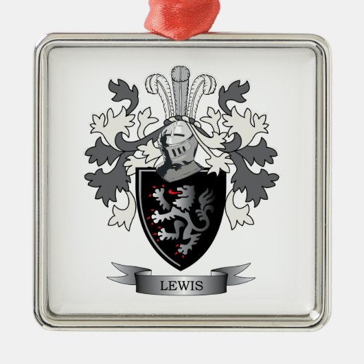 Thomas Family Crest Metalen Ornament (Voorkant)