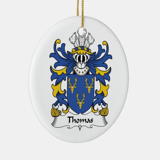 Thomas Family Crest Ornament (Rechts)