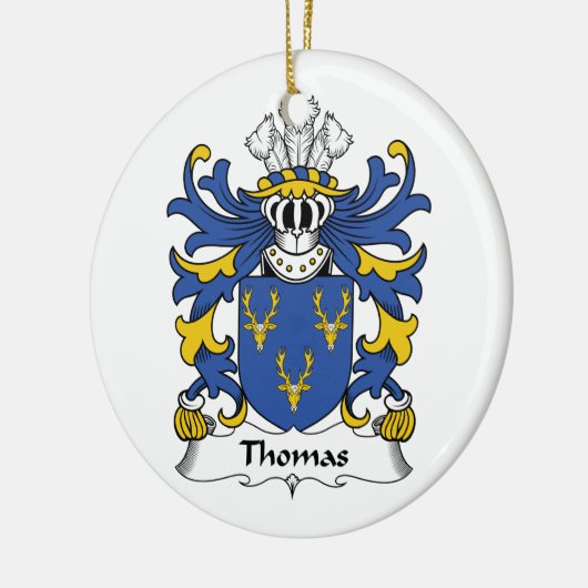 Thomas Family Crest Ornament (Links)