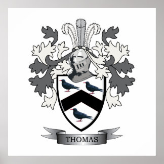 Thomas Family Crest Poster