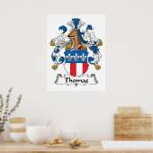 Thomas Family Crest Poster (Keuken)