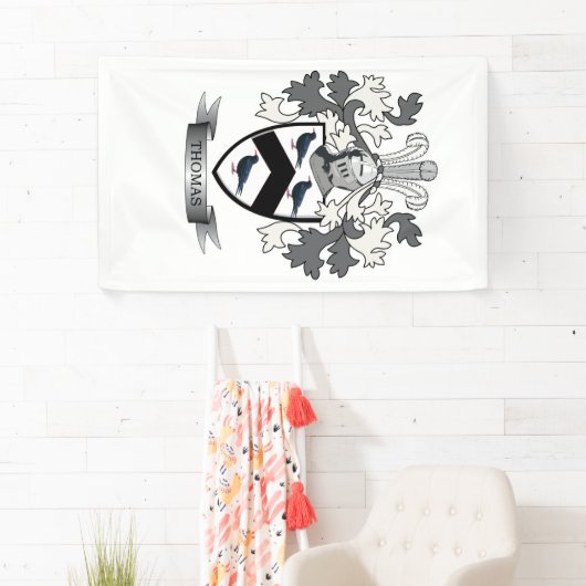 Thomas Family Crest Spandoek (Insitu)