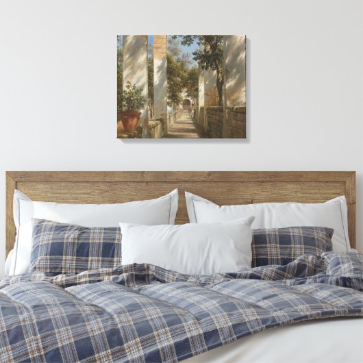 Thomas Fearnley - Pergola met Sinaasappels Canvas Afdruk (Insitu (Slaapkamer))