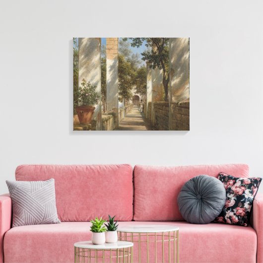 Thomas Fearnley - Pergola met Sinaasappels Canvas Afdruk (Insitu (Woonkamer))