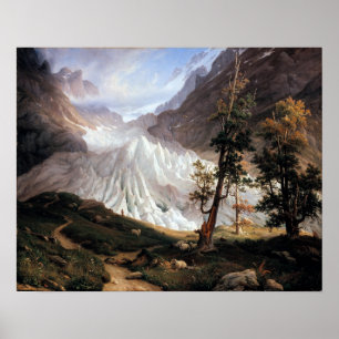 Thomas Fearnley The Grindelwaldgletscher Poster