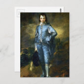 Thomas Gainsborough Art Painting: De blauwe jongen Briefkaart (Voorkant / Achterkant)