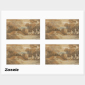 Thomas Gainsborough - Berglandschap Rechthoekige Sticker (Vel)