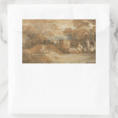 Thomas Gainsborough - Berglandschap Rechthoekige Sticker (Tas)