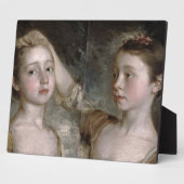 Thomas Gainsborough | De aughters van de schilder  Fotoplaat (Zijkant)
