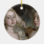 Thomas Gainsborough | De aughters van de schilder  Keramisch Ornament (Achterkant)