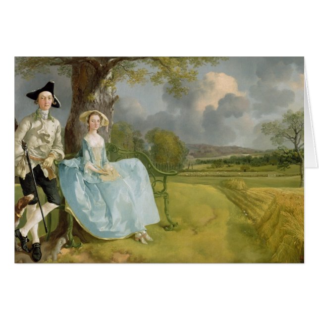 Thomas Gainsborough |de heer Andrews en mevrouw An (Voorkant Horizontaal)