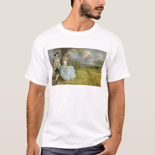 Thomas Gainsborough |de heer Andrews en mevrouw An T-shirt (Voorkant)