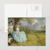 Thomas Gainsborough |De heer en mevrouw Andrews, c Briefkaart (Voorkant / Achterkant)