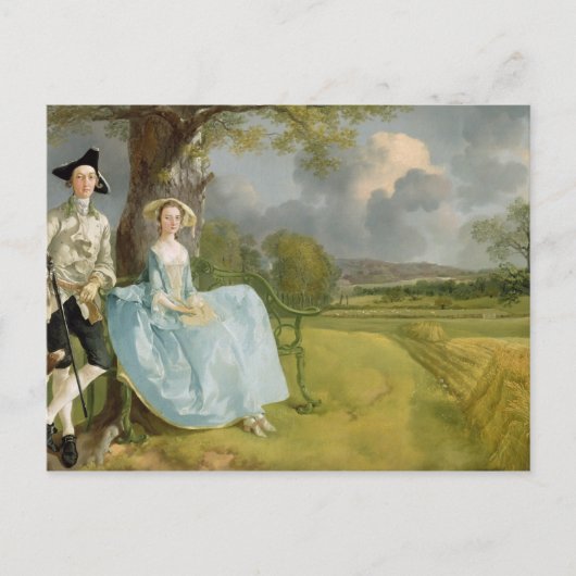 Thomas Gainsborough |De heer en mevrouw Andrews, c Briefkaart (Voorkant)