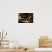 Thomas Gainsborough - De katoendeur Poster (Keuken)