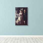 Thomas Gainsborough - De ochtendwandeling Canvas Afdruk (Insitu (Houten vloer))