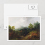 Thomas Gainsborough | Een bergdal met Rusti Briefkaart (Voorkant / Achterkant)