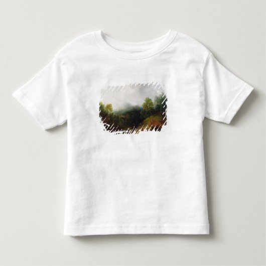 Thomas Gainsborough | Een bergdal met Rusti Kinder Shirts (Voorkant)