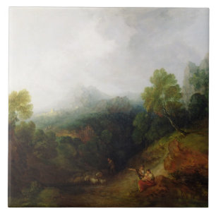 Thomas Gainsborough Een bergdal met Rusti Tegeltje