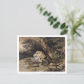 Thomas Gainsborough | Een Hilly Landscape met Figu Briefkaart (Staand voorkant)