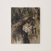 Thomas Gainsborough | Een Hilly Landscape met Figu Legpuzzel (Verticaal)