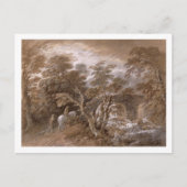 Thomas Gainsborough | Een houtpool met Rocks a Briefkaart (Voorkant)