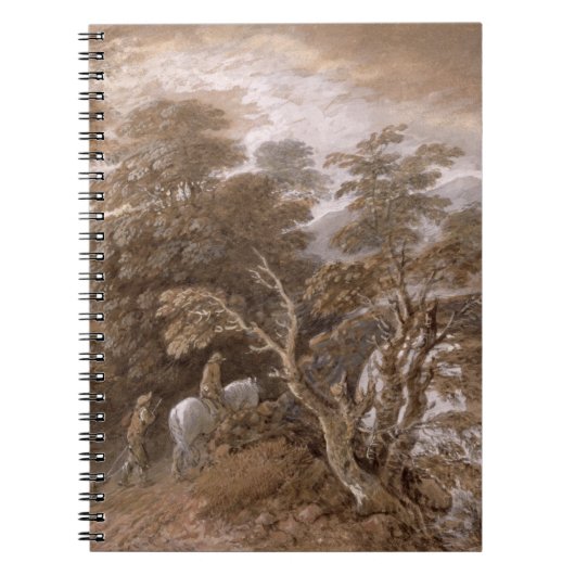 Thomas Gainsborough | Een houtpool met Rocks a Notitieboek (Voorkant)