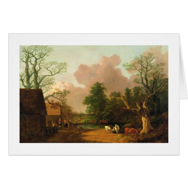 Thomas Gainsborough | Een landschap met figuren, F (Voorkant Horizontaal)