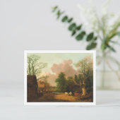 Thomas Gainsborough | Een landschap met figuren, F Briefkaart (Staand voorkant)