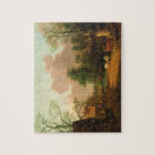 Thomas Gainsborough | Een landschap met figuren, F Legpuzzel (Verticaal)
