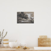 Thomas Gainsborough - Gebost landschap Poster (Keuken)