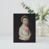 Thomas Gainsborough |Georgiana Spencer Briefkaart (Staand voorkant)