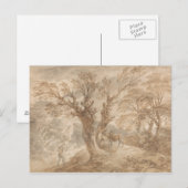 Thomas Gainsborough - Grond landschap met boer Briefkaart (Voorkant / Achterkant)