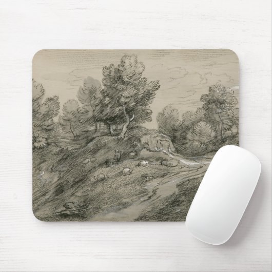 Thomas Gainsborough - Het bedekte Landschap van de Muismat (Met muis)