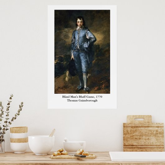 Thomas Gainsborough is The Blue Boy Poster (Keuken)