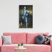 Thomas Gainsborough - Jongen in Blauw Canvas Afdruk (Insitu (Woonkamer))