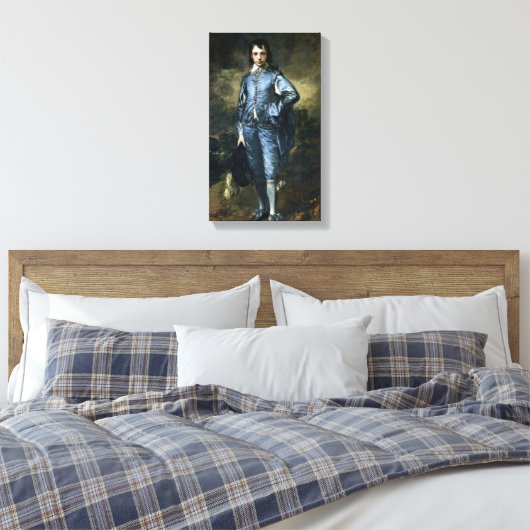 Thomas Gainsborough - Jongen in Blauw Canvas Afdruk (Insitu (Slaapkamer))