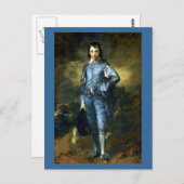 Thomas Gainsborough kunst: De blauwe jongen Briefkaart (Voorkant / Achterkant)