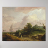 Thomas Gainsborough - Kustlandschap Poster (Voorkant)