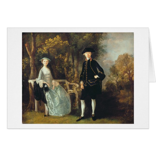Thomas Gainsborough | Lady Lloyd en haar zoon, Ric (Voorkant Horizontaal)