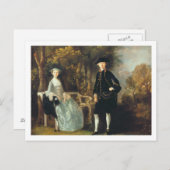 Thomas Gainsborough | Lady Lloyd en haar zoon, Ric Briefkaart (Voorkant / Achterkant)
