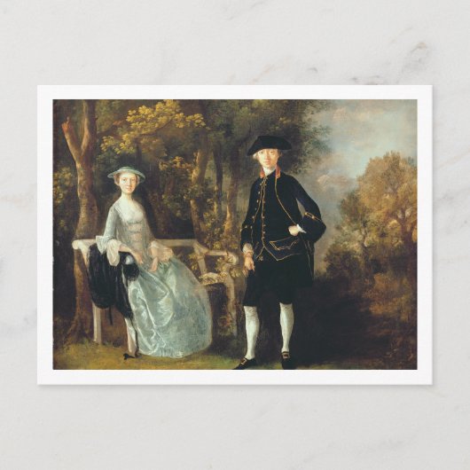 Thomas Gainsborough | Lady Lloyd en haar zoon, Ric Briefkaart (Voorkant)