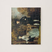 Thomas Gainsborough | Lady Lloyd en haar zoon, Ric Legpuzzel (Verticaal)