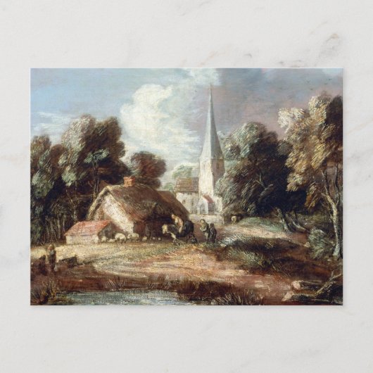 Thomas Gainsborough Landscape met Cottage Briefkaart (Voorkant)