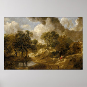 Thomas Gainsborough - Landschap in Suffolk Poster