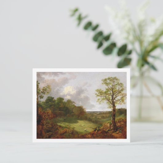 Thomas Gainsborough | Landschap met een watt Briefkaart (Staand voorkant)