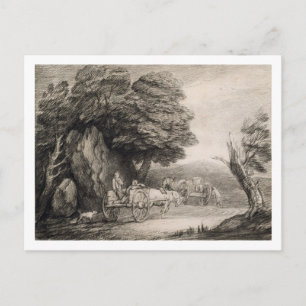 Thomas Gainsborough   Landschap met wortels Briefkaart