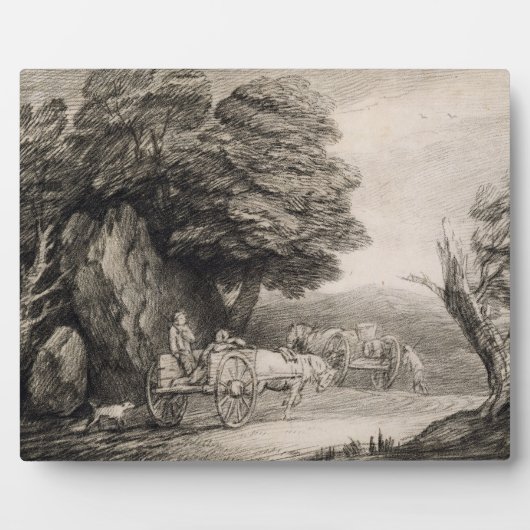 Thomas Gainsborough | Landschap met wortels Fotoplaat (Voorkant)